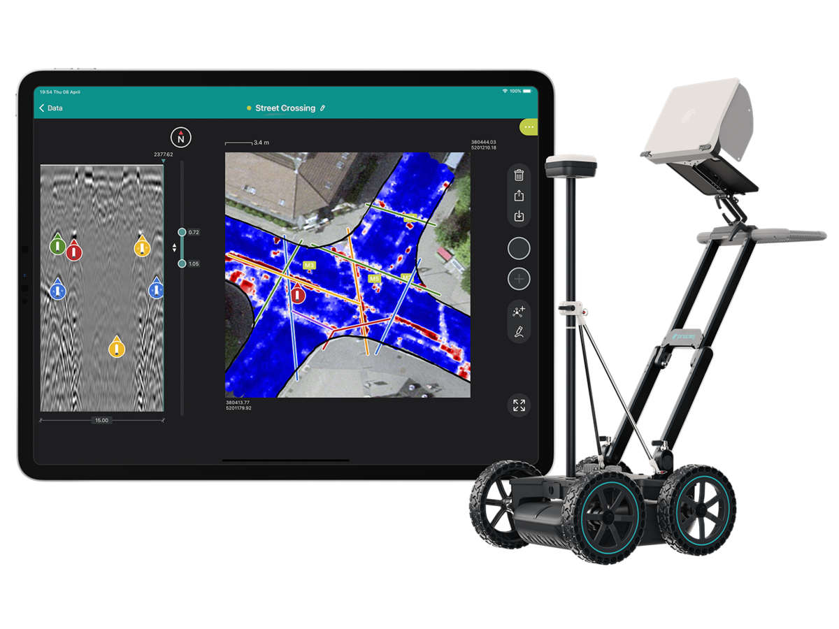 Proceq Gs 8000 Yeralti Tespit Radari 